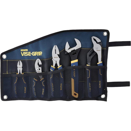 Irwin Tools VISE-GRIP 2078708 - Juego de alicates (5 piezas, incluye funda para herramientas)