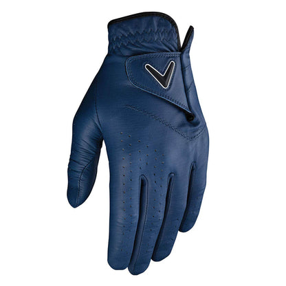 Callaway Golf Guante Opti-Color para Golf - Azul marino - flor y brillo - G - Mano izquierda (para golfista diestro) - Para mano izquierda.