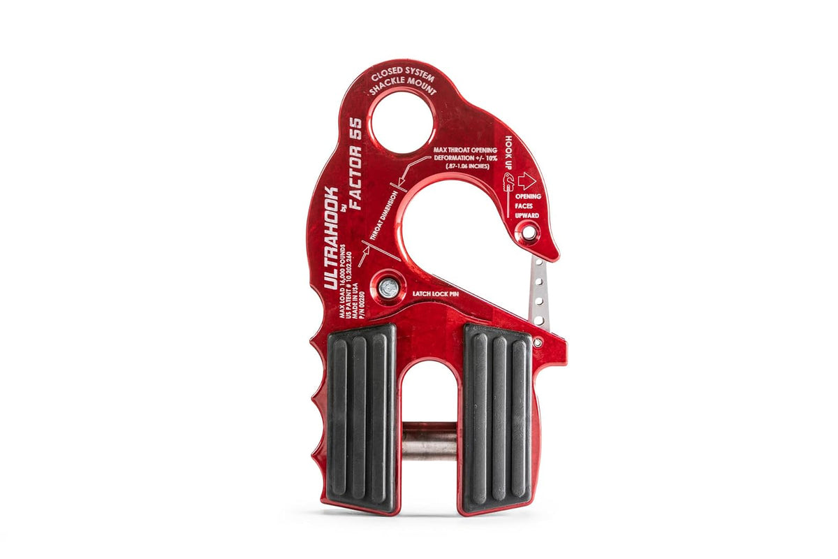Factor 55 Sistema de Soporte de Grillet Cerrado Ultrahook, Rojo 00250-01