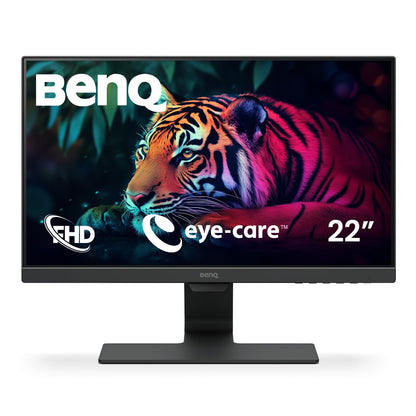 BenQ - Monitor LED 21.5” Full HD 1080p ( GW2283 ) Eye-Care, Panel IPS, Tecnologías Intelligence y Flicker-free, Bisel Ultra Delgado, Sistema de Organización de Cables, HDMI x 2