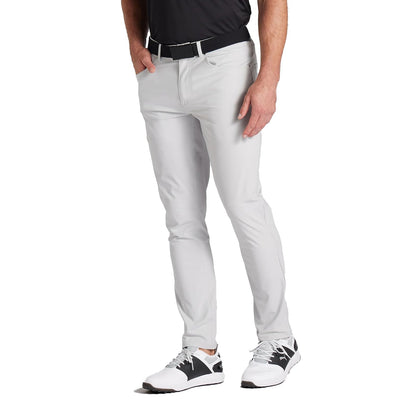 PUMA Pantalón 101 de 5 Bolsillos para Golf Hombre - 30W x 30L - Gris ceniza
