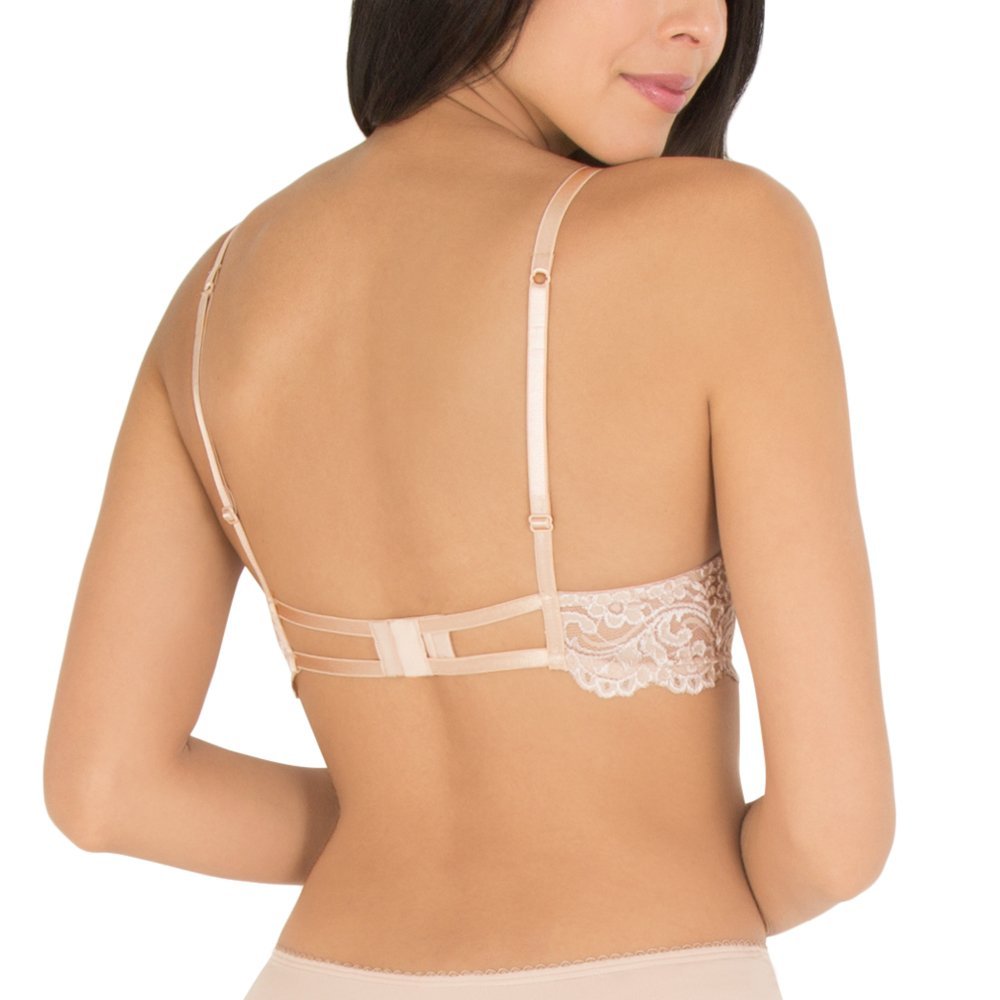 Smart & Sexy Women's Signature Lace Push-Up Bra, White, 40D