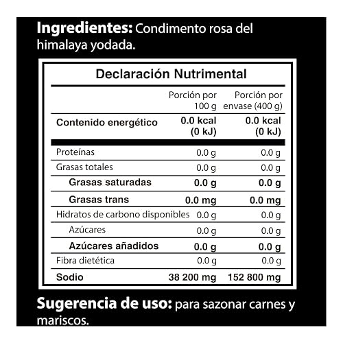 Altamar Sal Rosa Del Himalaya Molino, 400 g