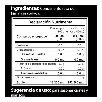 Altamar Sal Rosa Del Himalaya Molino, 400 g
