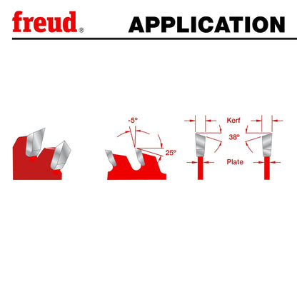Freud LU79R007: Hoja de madera contrachapada y melamina de 17.7 cm