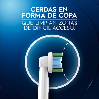 Oral-B Precision Clean, Cabezal Redondo de Repuesto para Cepillo Eléctrico, 4 Unidades