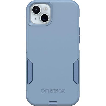 OtterBox - Funda para iPhone 15 Plus y iPhone 14 Plus de la Serie Commuter – Denim nítido (Azul), Delgada y Resistente, Apta para el Bolsillo, con protección de Puerto
