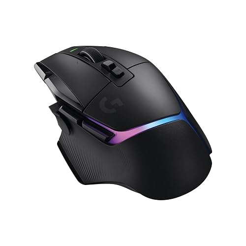 Logitech G502 X Plus Lightspeed Mouse Óptico Inalámbrico RGB para Gaming - Interruptores híbridos LIGHTFORCE, LIGHTSYNC RGB, Sensor Gaming Hero 25K, Compatible con PC - macOS/Windows - Negro