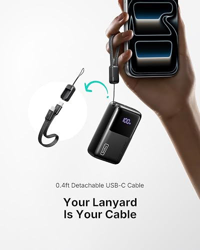 INIU Más Power Bank 10000mAh, Batería Externa compacta de 45W Carga Rápida Bateria Portatil, USB C Pila Portatil de 3 Salidas Compatible con iPhone 17 16 Samsung S25 iPad ect