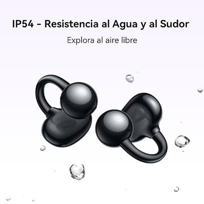 HUAWEI FreeClip, Audífono Inalámbricos, iOS y Android, Oro Rosa | Diseño estético Innovador, hasta 36h de Batería, Cancelación de Ruido en Llamadas por IA, Resistencia IP54