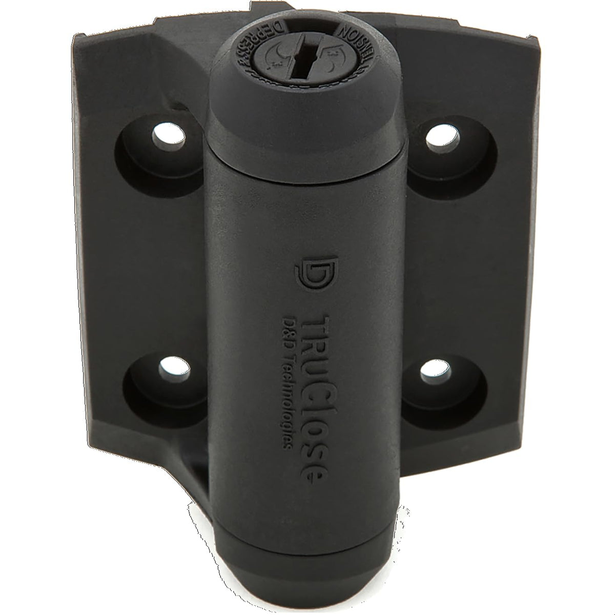 National Hardware N346-206 Truclose Narrow Spring Hinges Black Polymer 2 Pack