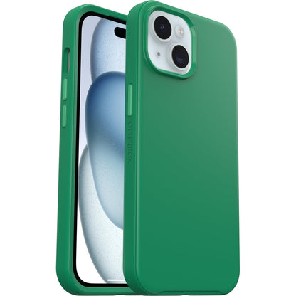 OtterBox - Funda para iPhone 16e, 15, 14 y 13 Symmetry Series - Jugo Verde (Verde), se Ajusta a MagSafe, Ultra Elegante y Bordes elevados Que protegen la cámara y la visualización