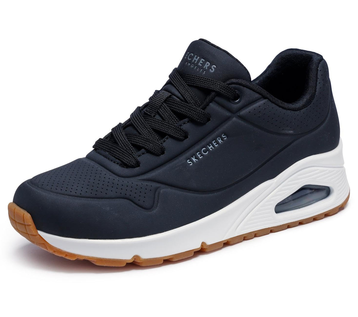 Skechers Street Uno Zapatillas Deportivas para Mujer - 25.0 cm - Negro - Blanco