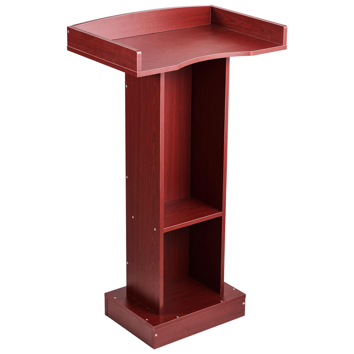 VEVOR Atril, Madera de 104 cm (41 Pulgadas), con Escritorio para portátil, Amplia Superficie de Lectura y Estante de Almacenamiento, Tope de Borde, diseño Elegante, de pie