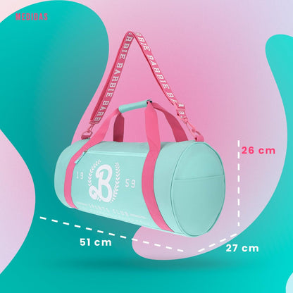 Mochila Para Gym Deportiva Barbie Turquesa