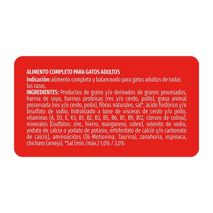 Felix Purina Gatina Adulto Todos los Tamaños Sabor Carne, Pollo y Verduras 3Kg