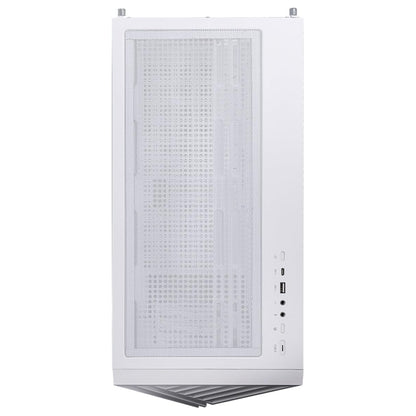 Gabinete MSI MPG Gungnir 210R Blanco – ATX, Cristal Templado, Estilo Futurista, Preparado para Refrigeración Avanzada