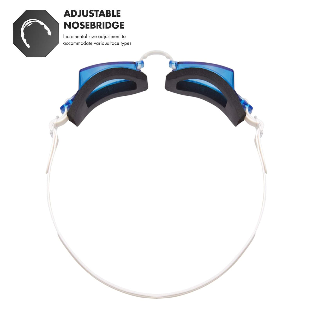 TYR Gafas de Seguridad Básico, Azul, Protección UV, Natación