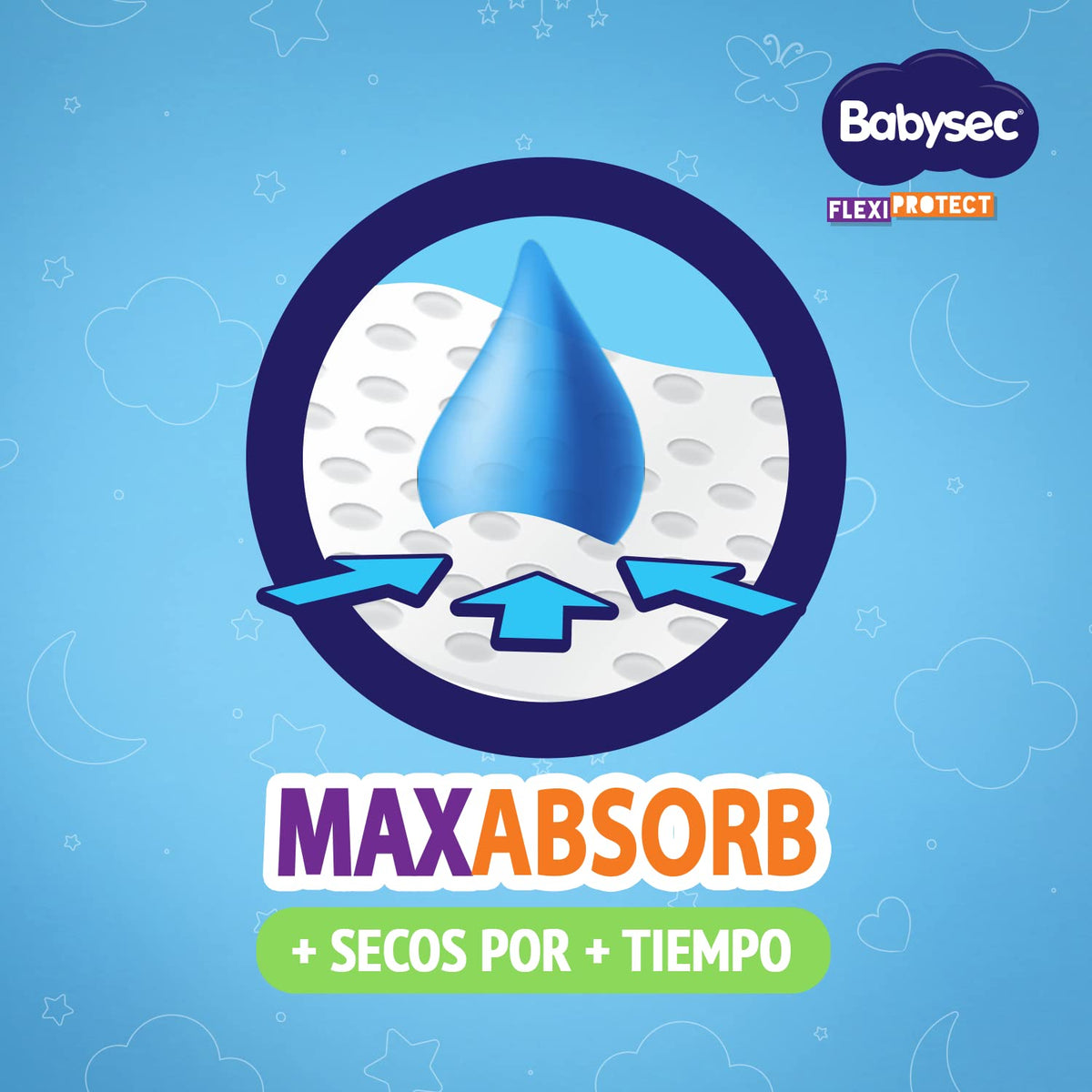 Babysec Flexi Protect Pañal para Bebé Talla G Unisex con 36 Piezas