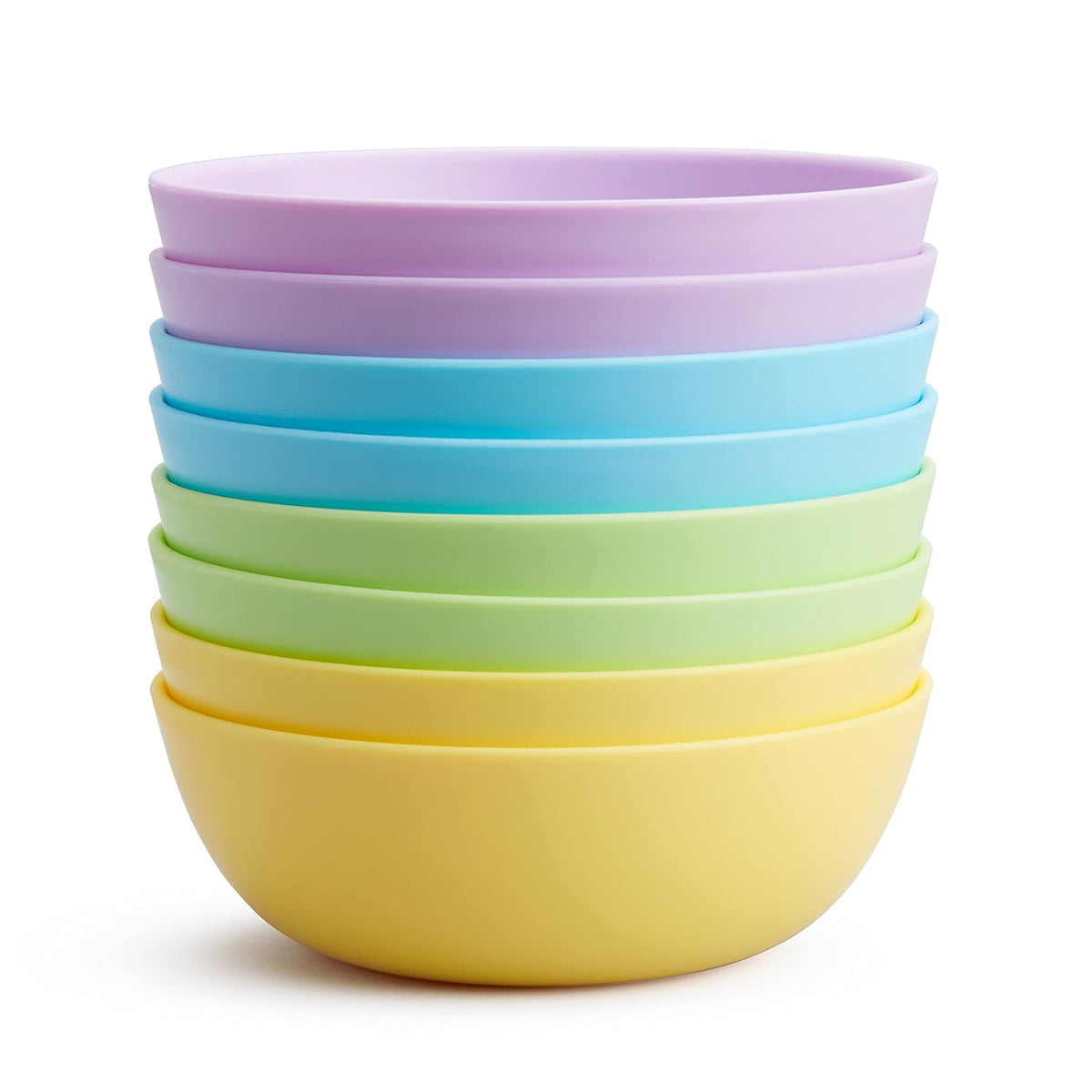 Munchkin 8 Piece Multi Toddler Bowl