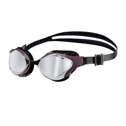 ARENA - anteojos de natación unisex para adultos, con cierre de aire, antivaho, para hombres y mujeres, con sellos acolchados, talla grande, lentes anchas