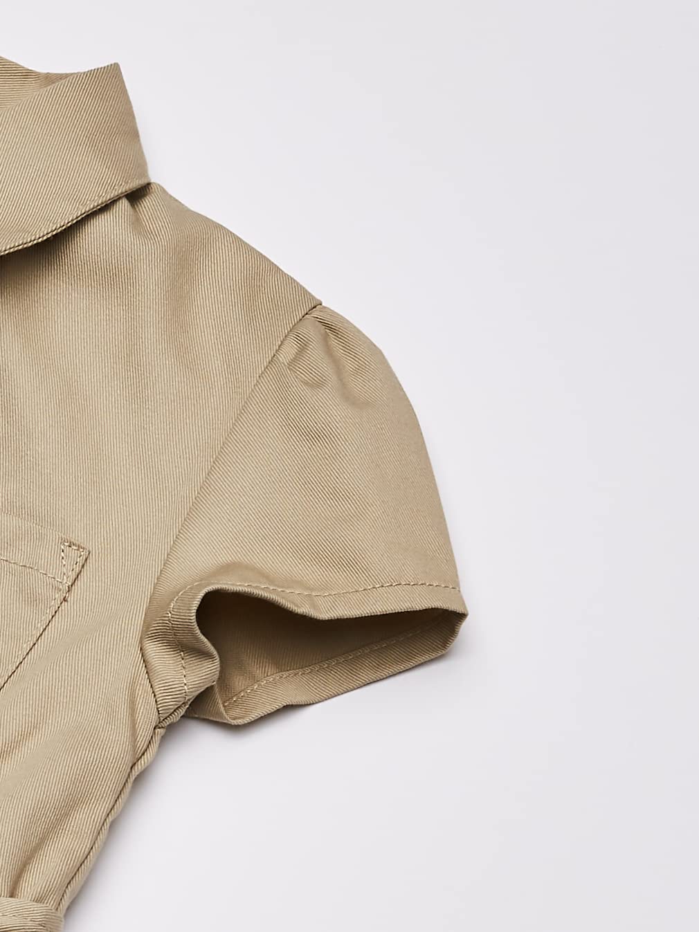French Toast Girls' Twill Safari Shirtdress