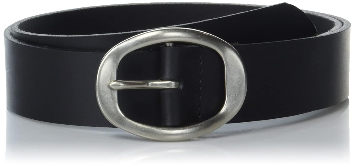 Lucky Brand Cinturón de cuero con hebilla ovalada Cinturón para hombre