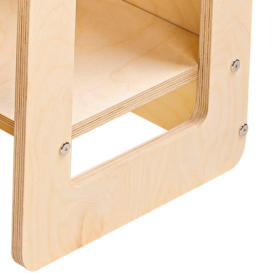 DUDUK Silla Evolutiva de 3 Alturas para Niños y Niñas – Ajustable, Ligera y Estable – Ideal para Juegos, Lectura y Actividades Montessori