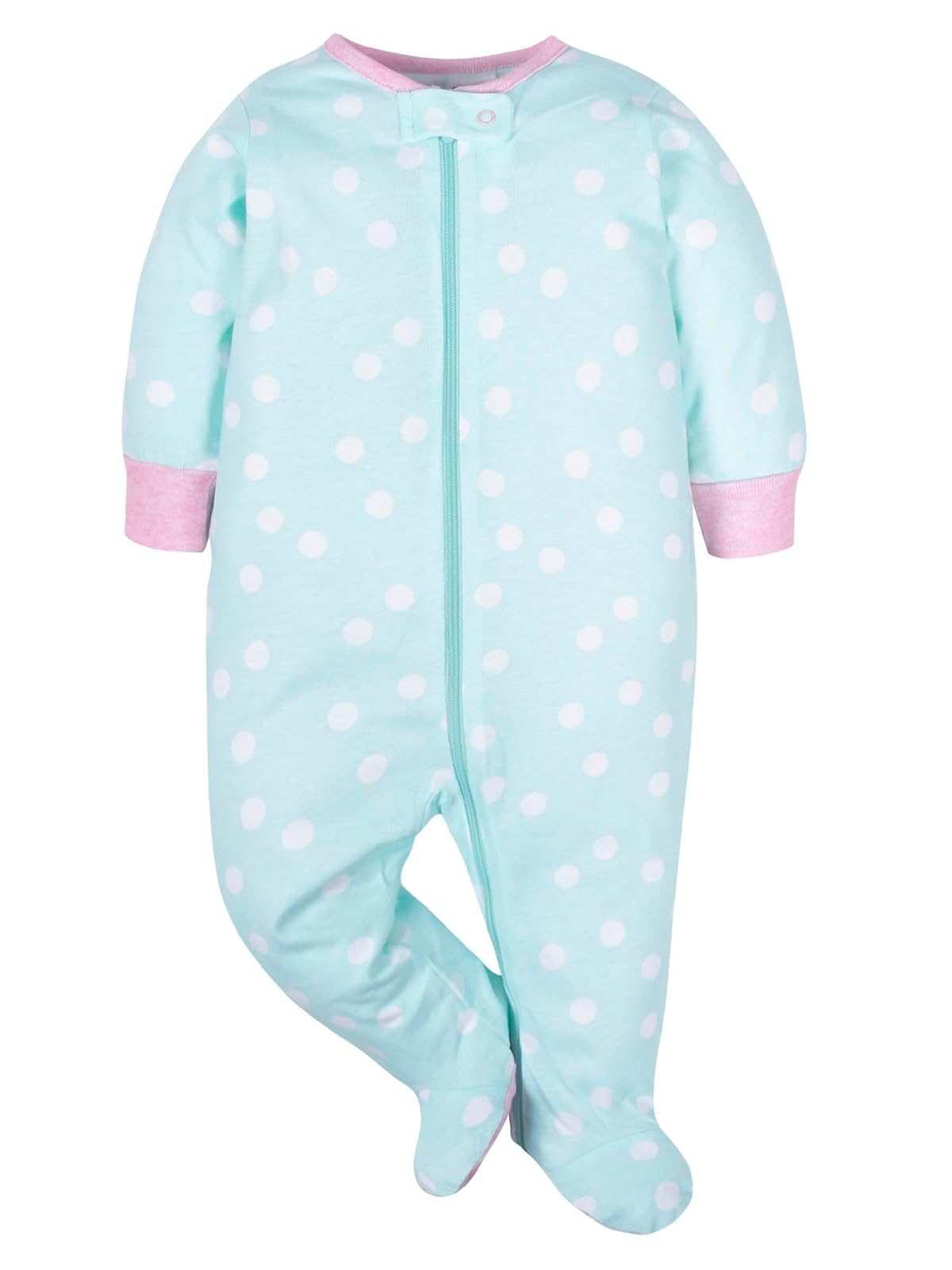 ONESIES Brand Baby Girls' 4-Pack Sleep 'N Play Footies Multi Pack