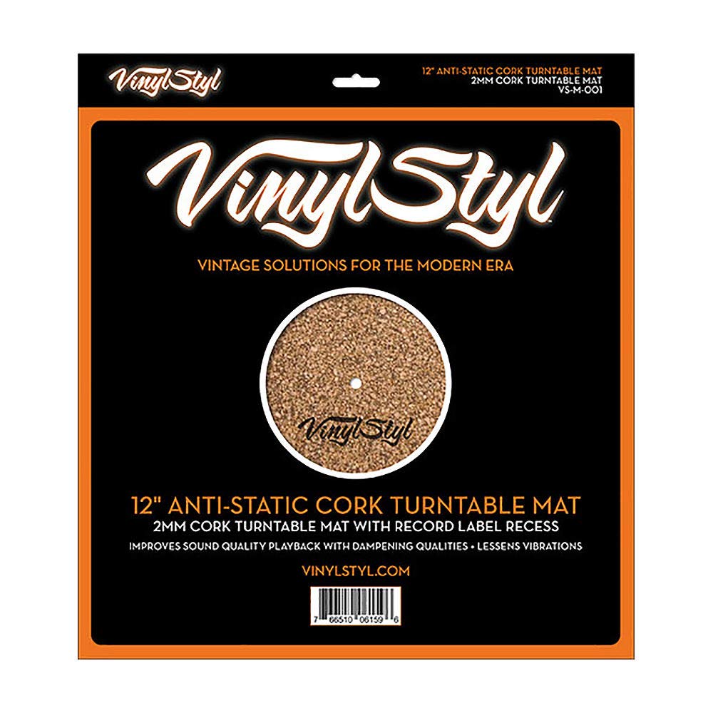 Vinilo Styl® - Tapete antiestático de Corcho de 12 Pulgadas, Menos vibración, Antideslizante