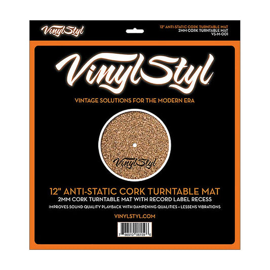 Vinilo Styl® - Tapete antiestático de Corcho de 12 Pulgadas, Menos vibración, Antideslizante