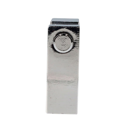 Lock L22C80TCSB Candado de acero para cortina metálica 80 mm, cromo satinado, llave tetra