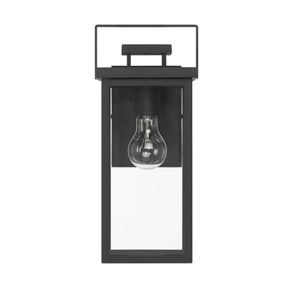 Hunter Fan, Colgante de pared Timbergrove Negro Mate para Exterior 1 Luz, 14 pulgadas
