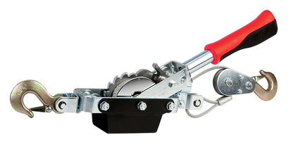 Performance Tool W4000DB Extractor de potencia – Cabrestante de capacidad de 2 toneladas, cable de avión de 12 pies y muesca automática para liberaciones de tiempo, 1 Ton - 6'x 5mm With Case - 1 Ton - 6'x 5mm With Case