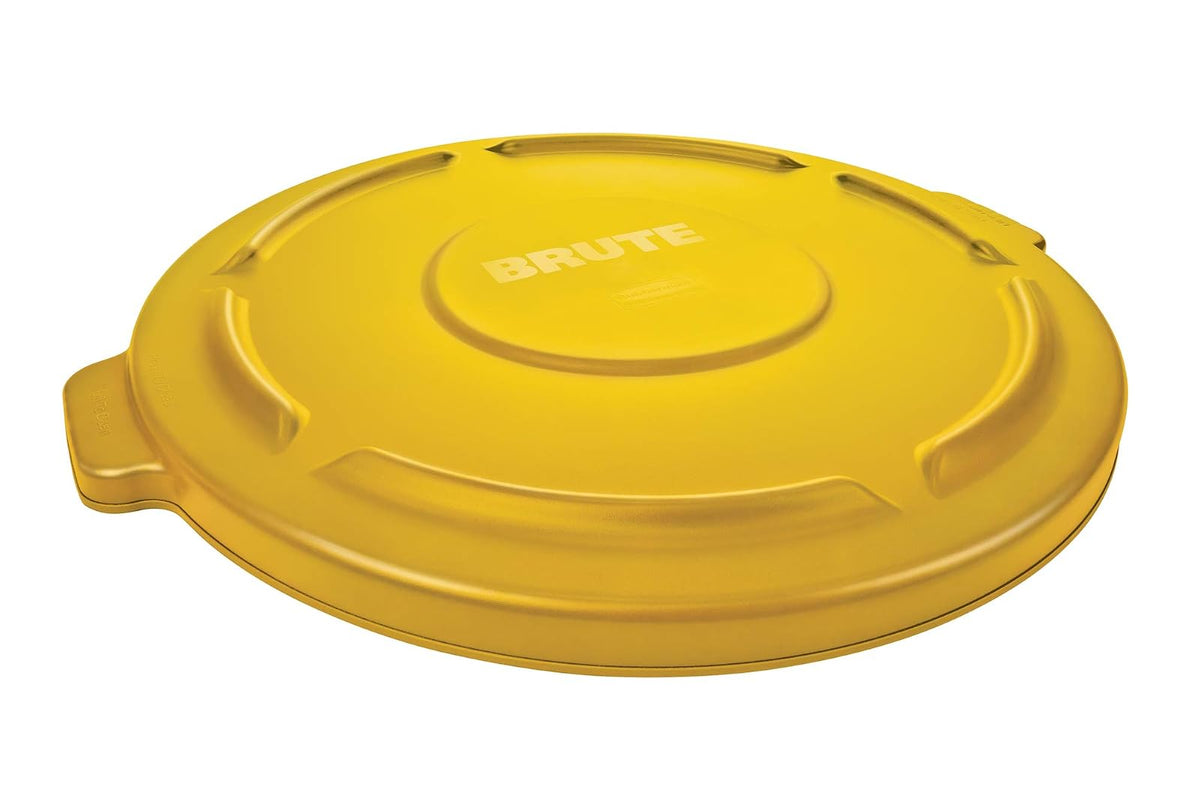 Rubbermaid Commercial Tapa para Bote de Basura BRUTE, 44 Galones, Azul - Amarillo - 55 Gallon - Tapa