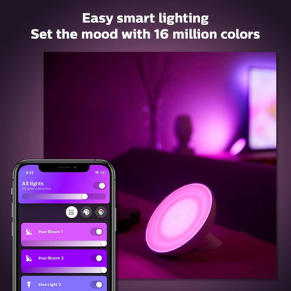Philips Hue Bloom - Luminario de mesa - Zigbee y Bluetooth