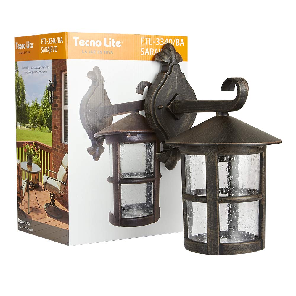 Tecnolite Farol de Exterior, color Bronce Antiguo FTL-3340/BA