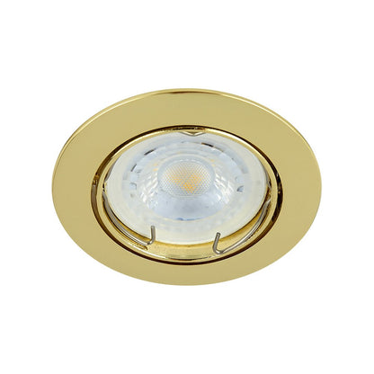 Tecnolite Lámpara para Empotrar de Interior, color Latonado YD-330/O