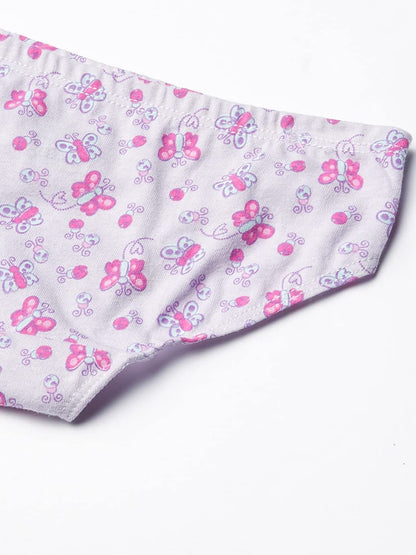 Hanes Hanes Girls' Toddler Underwear, Pure Comfort 100% Cotton, Available in Briefs and Hipster, 10-Pack Ropa Interior a la Cadera Niñas