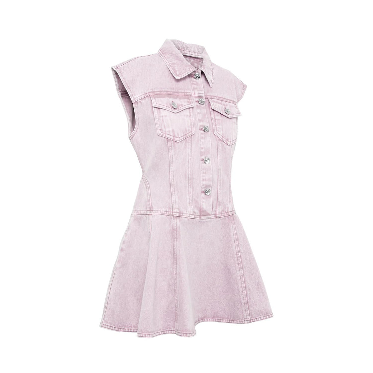 Steve Madden Vestido Liya Dress Chalk Violet (533) Vestido Mujer