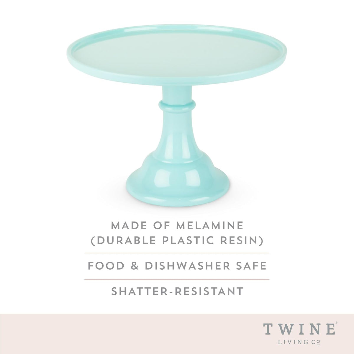 Twine Cakewalk - Base para Pasteles (melamina), Azul, 1