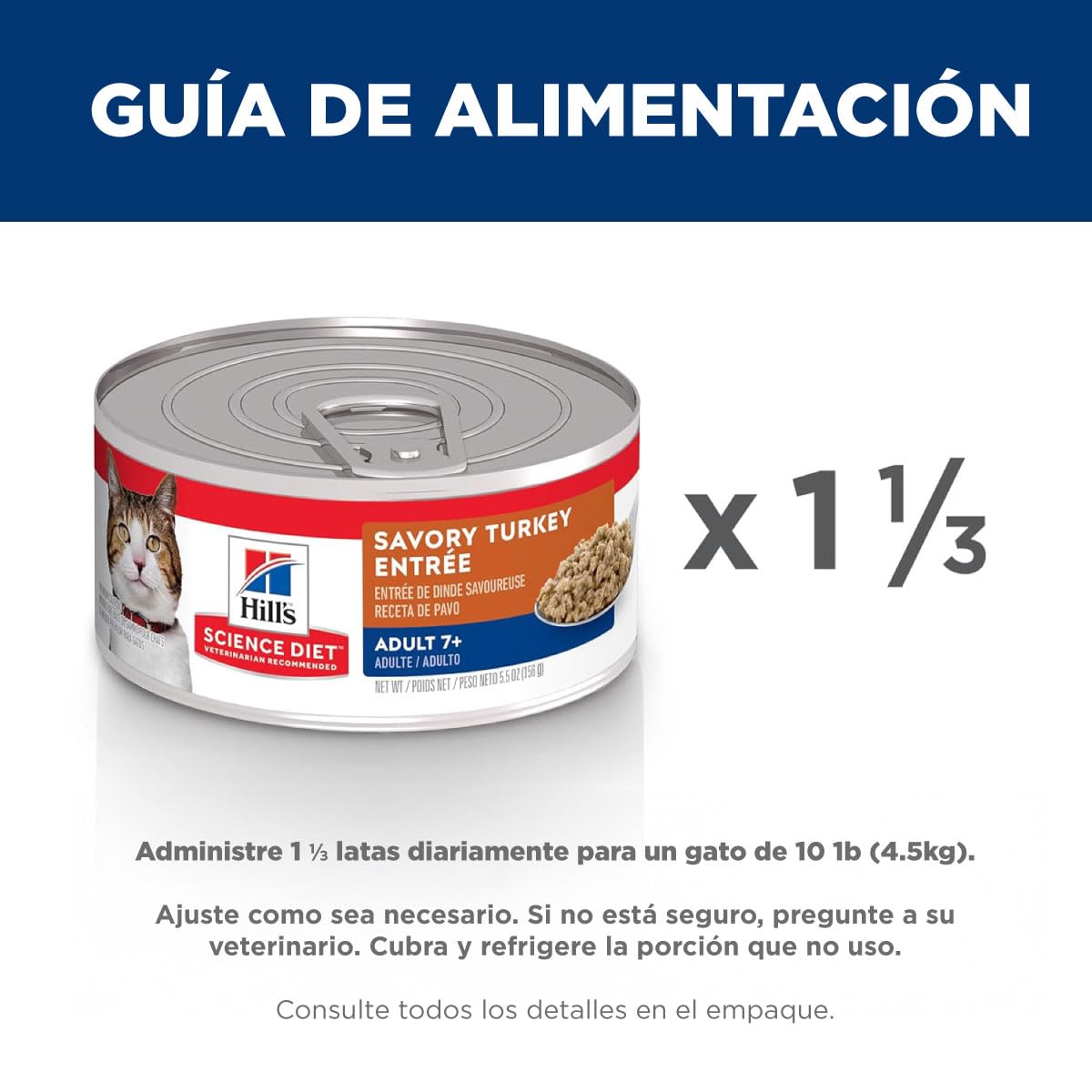 Hill's Science Diet Alimento Húmedo para Gato Adulto Pavo 24 Pack 82G | Alimento húmedo Hill's para gato, pavo real, soporte envejecimiento, salud de corazón y riñones, articulaciones sanas