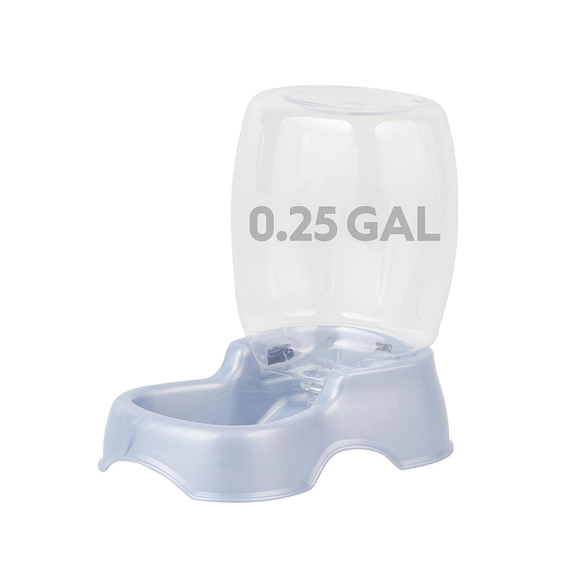 Petmate Pet Cafe Bebedero por Gravedad para Mascotas - 0.25 GAL - Perla blanca