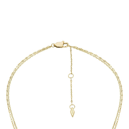Fossil Locket Collar para Mujer