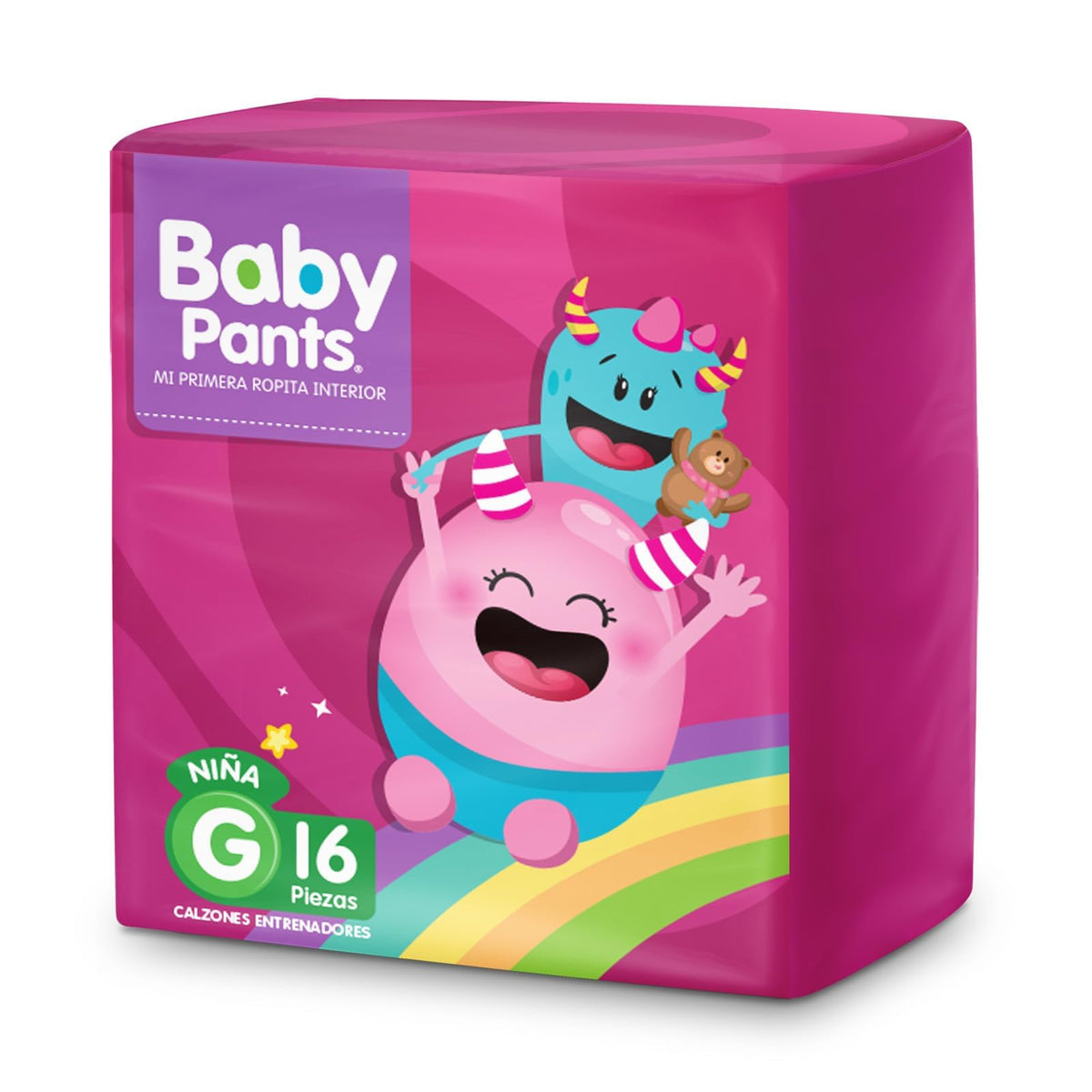 Baby Pants Calzón Entrenador Niña, Talla G; 96 pañales