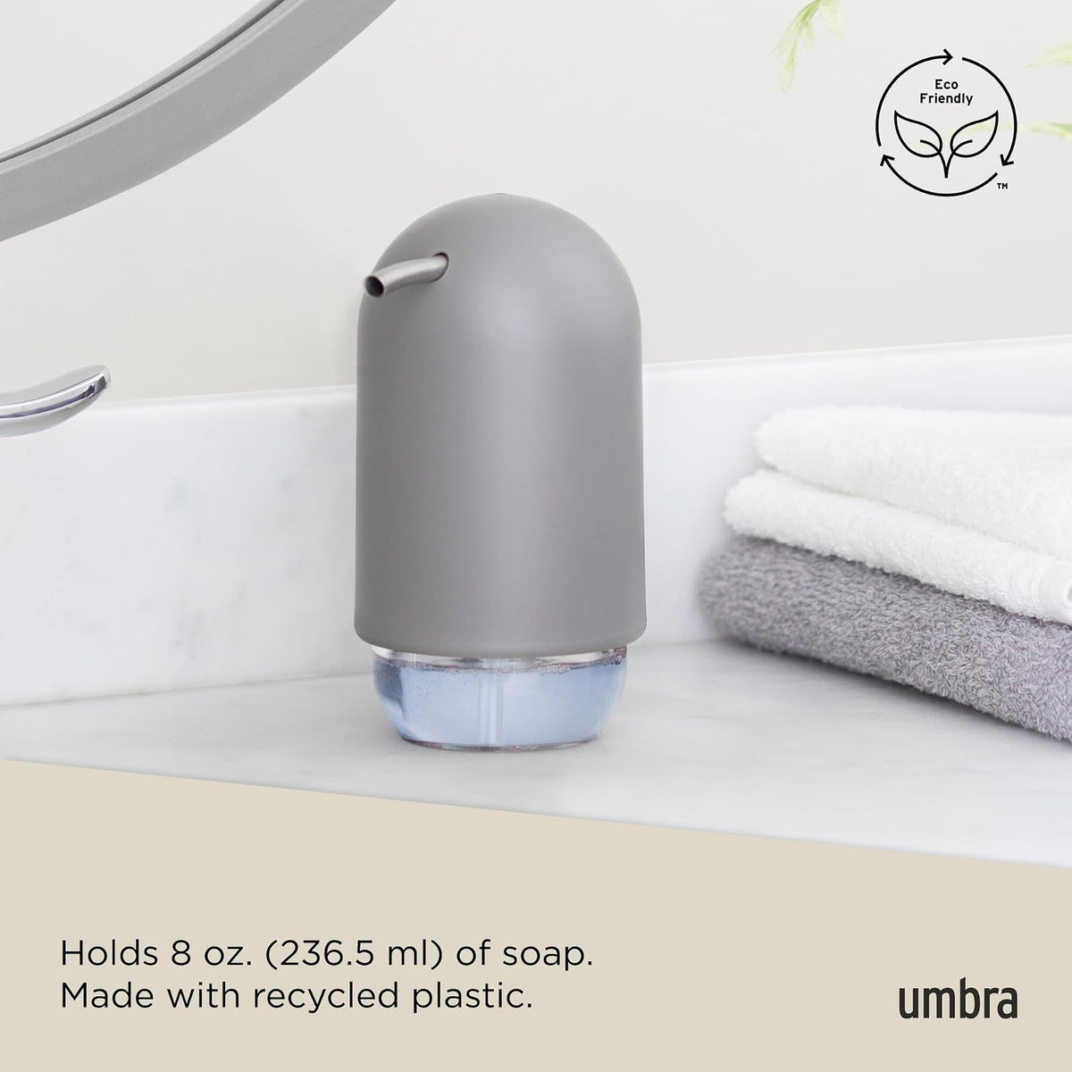 Umbra Touch - Dispensador de jabón, Gris (Grey)