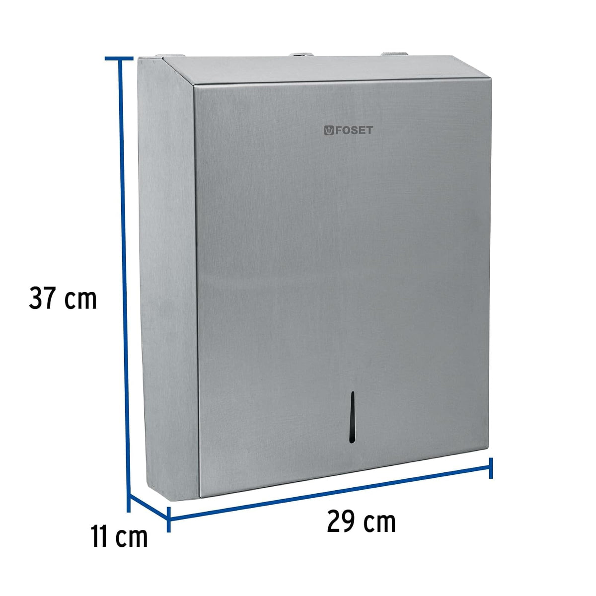 Foset ABP-30X, Dispensador de Acero Inoxidable para Toallas de Papel