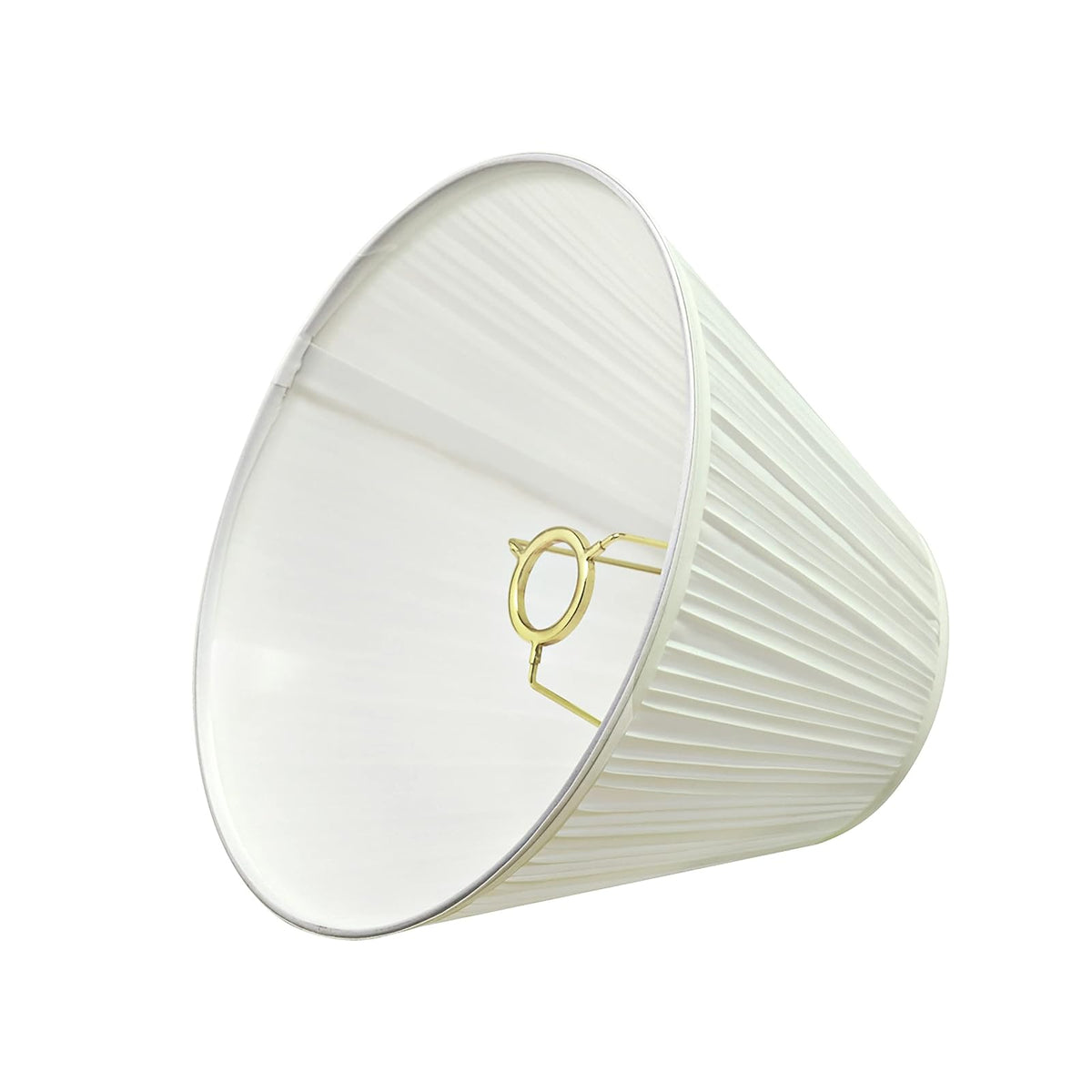 Aspen Creative 59101A Empire Uno - visualización de lámpara en blanco polvo, 5 pulgadas superior x 10 pulgadas inferior x 8 pulgadas de altura inclinada, deslizamiento UNO 33 mm