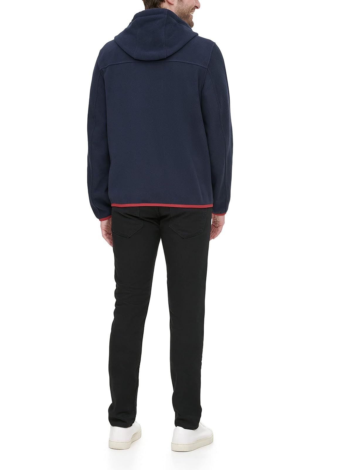 Tommy Hilfiger Chaqueta polar con capucha para hombre mixta
