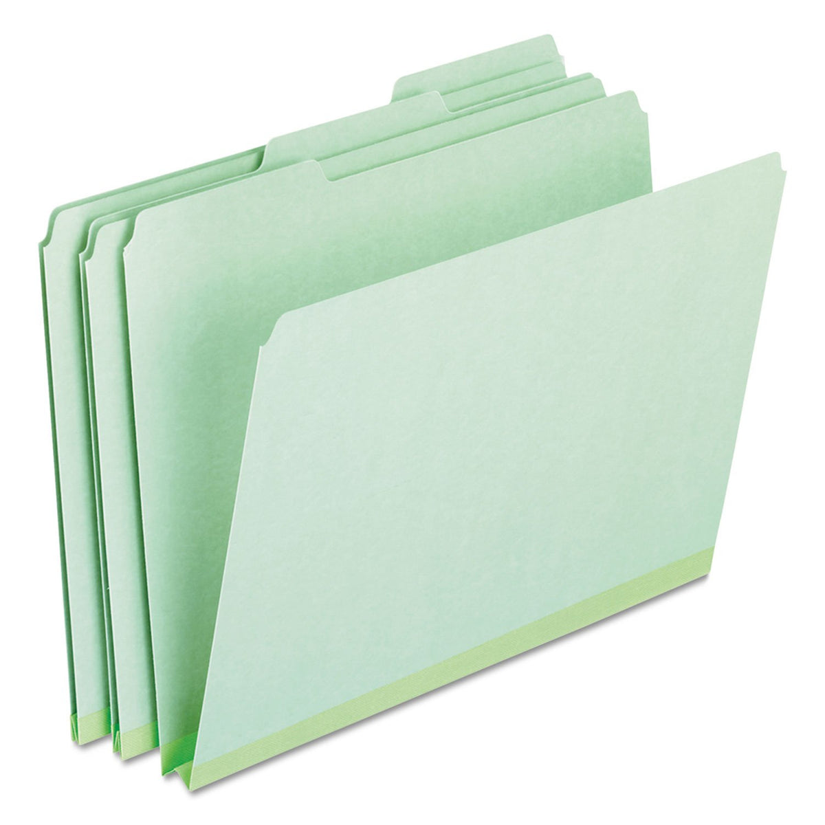 Pendaflex 17167 - Carpetas expandibles para prensado, 1/3 de corte superior, letra, verde (caja de 25)